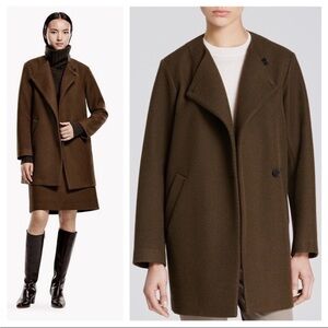 Theory venizka camden twill.coat BURNT ORANGE